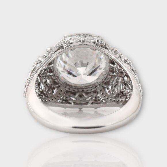 4 Carat Lab Grown Diamond Ring - Picture 5 of 6